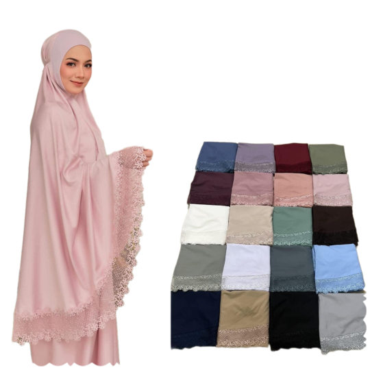 Telekung Helena travel 