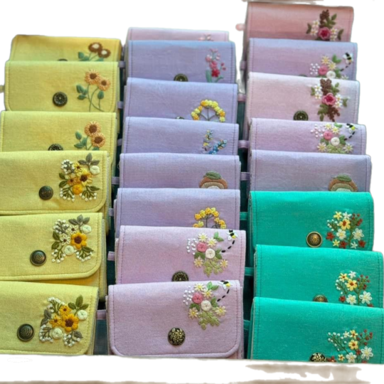 Hand Embroidered Wallet