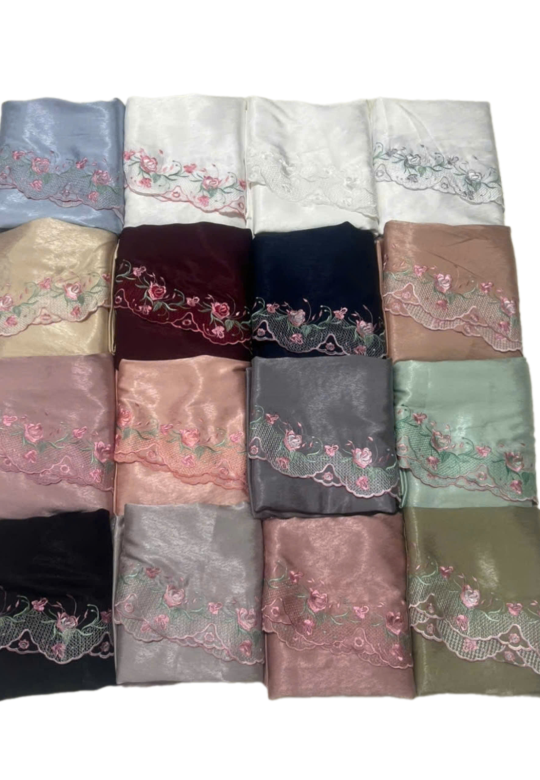 Telekung Silk Embroidery Vietnam