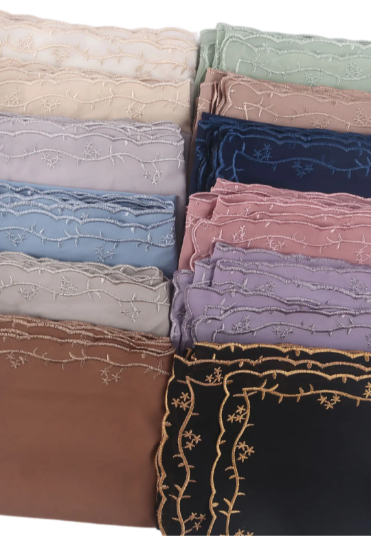 Bawal embroidery square