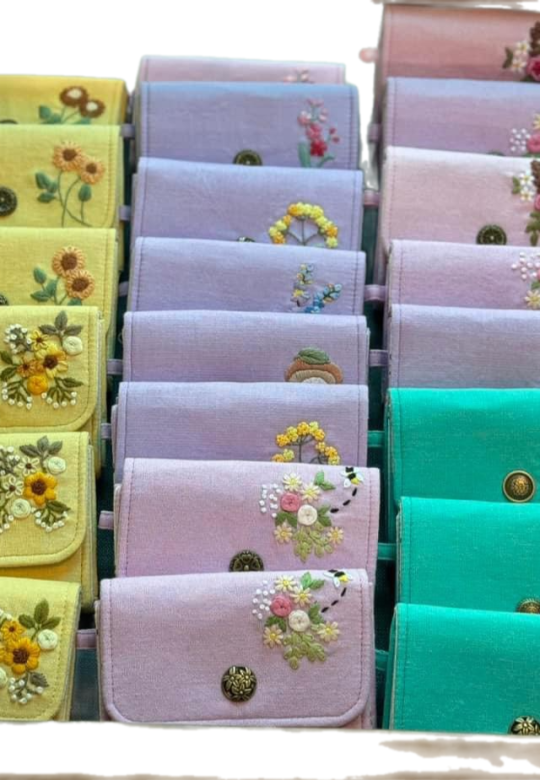 Hand Embroidered Wallet